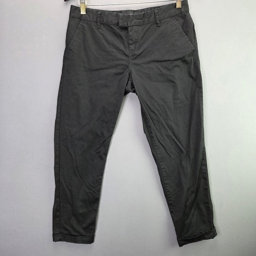 Calvin Klein Jeans Chino Pants 4 Black Stretch Slim Fit Casual Work Chinos